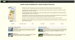 Desktop Screenshot of manor-houses-portugal.com